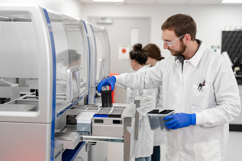 scientists in lab