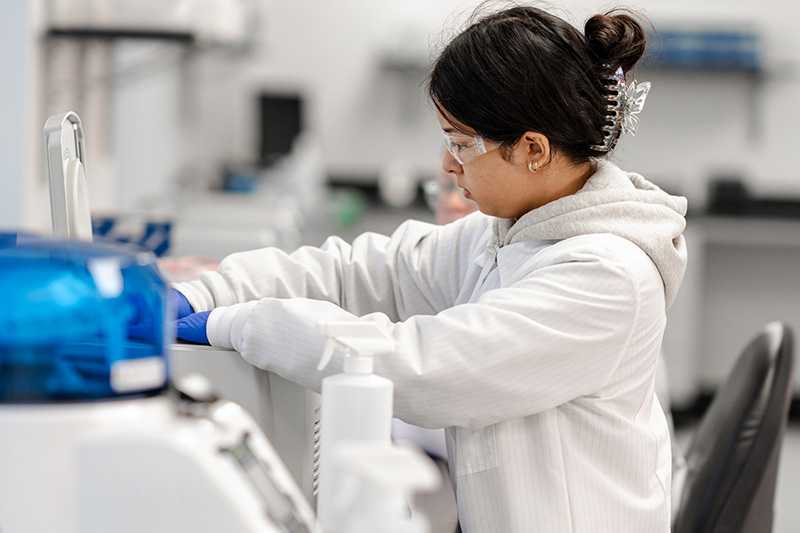 Scientist in lab