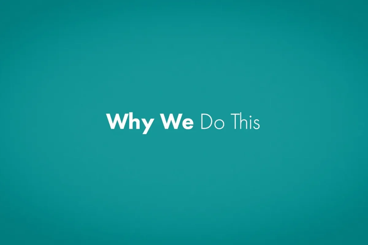 Why We Do This - video thumbnail